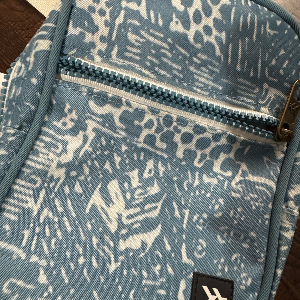 Thread Wallets Blue Patterned Crossbody Bag - image 6